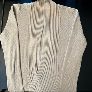 Long Cream Colored Cardigan